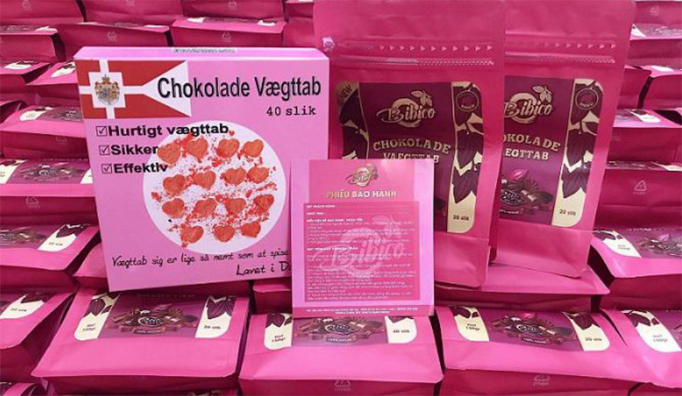 Kẹo socola giảm cân Đan Mạch màu hồng - Giảm đến 50%