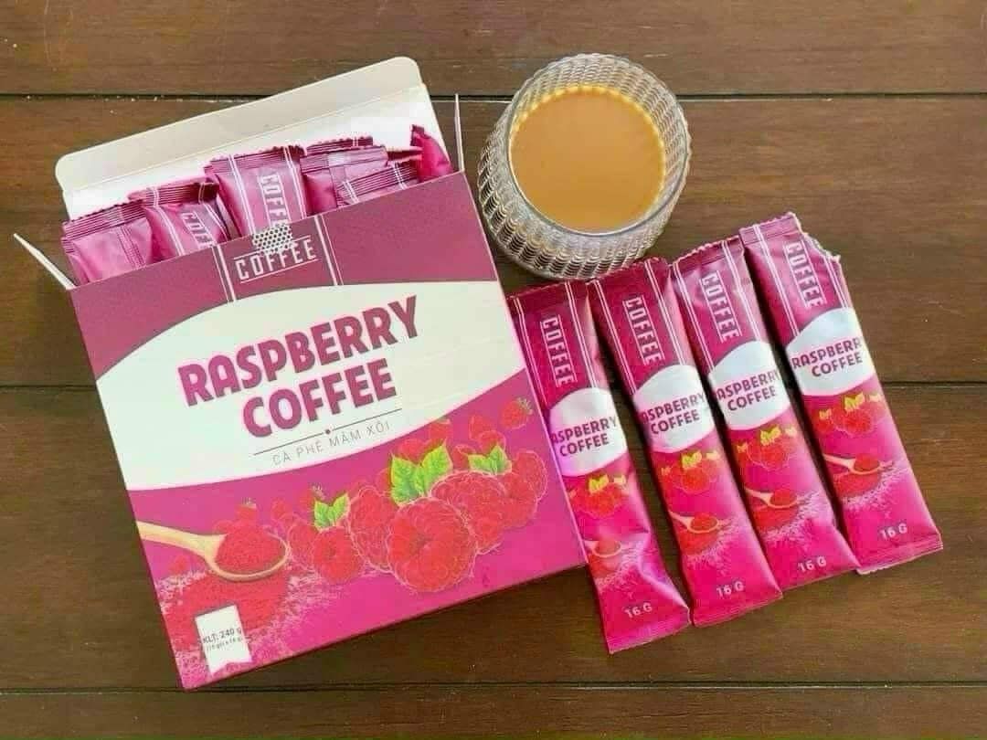 cà phê mâm xôi raspberry coffee